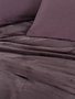 L'essentiel linge de maison Flossy - Plum Juego de funda de edredón doble